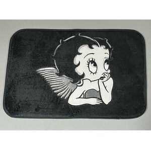 Betty Boop Angel Non-Slip Bathroom Carpet Rug Shower Mat Home Decor 🤍🖤 #rug